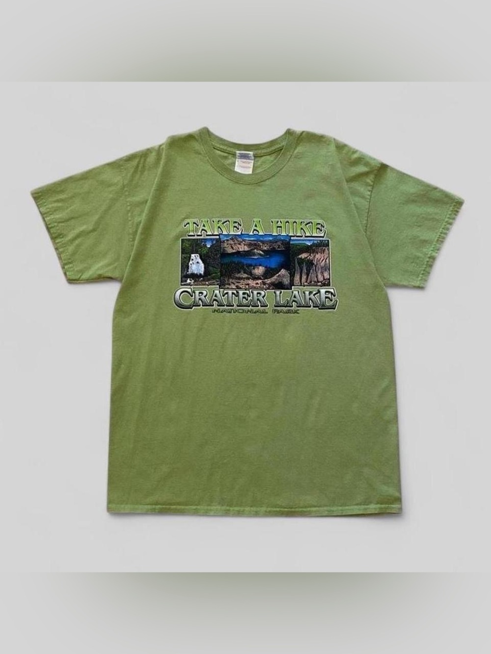 Crater Lake National Park Take A Hike Graphic Tee Large